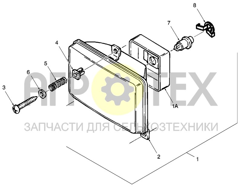 Чертеж Передние фары - Европейский вариант (GT.12.005)